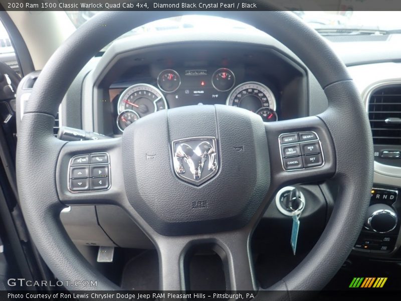 Diamond Black Crystal Pearl / Black 2020 Ram 1500 Classic Warlock Quad Cab 4x4