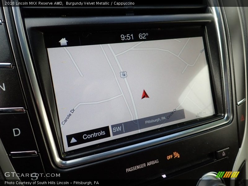 Burgundy Velvet Metallic / Cappuccino 2018 Lincoln MKX Reserve AWD