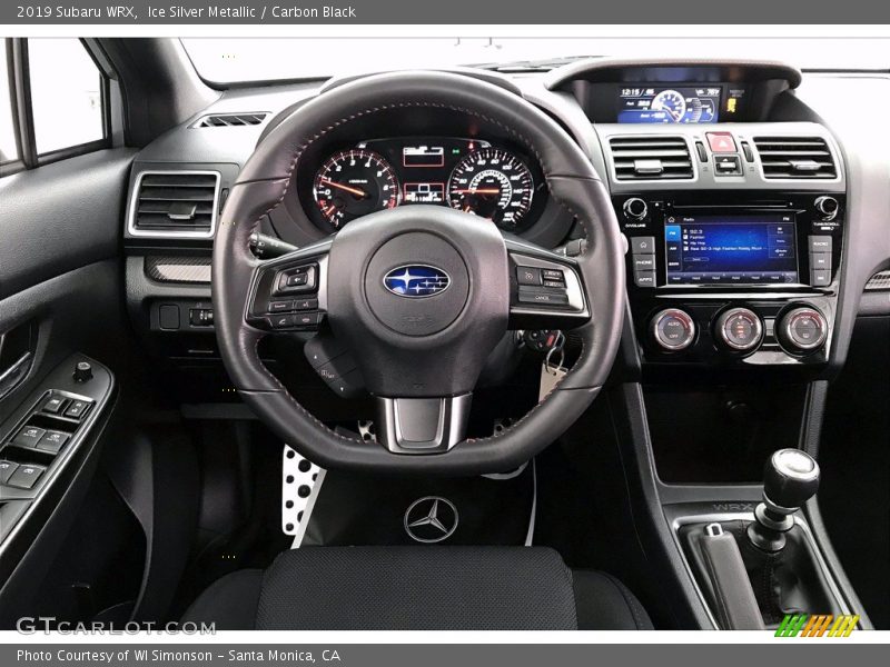 Dashboard of 2019 WRX 