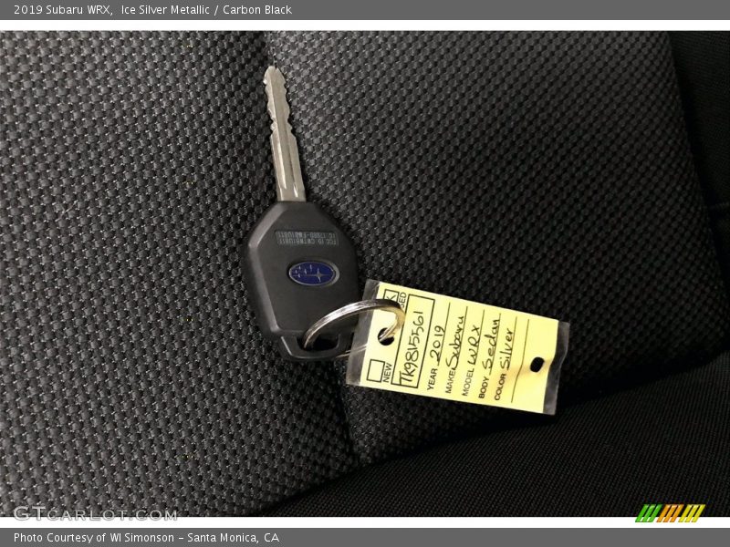 Ice Silver Metallic / Carbon Black 2019 Subaru WRX