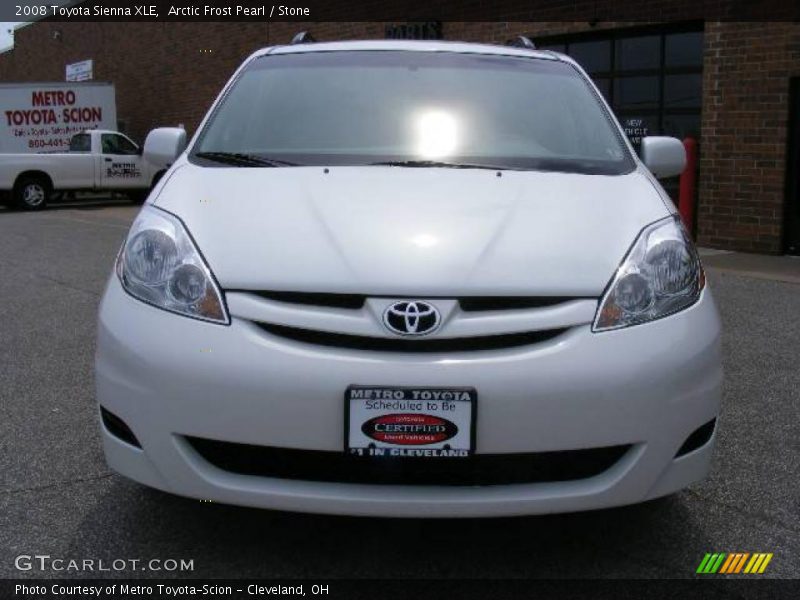 Arctic Frost Pearl / Stone 2008 Toyota Sienna XLE