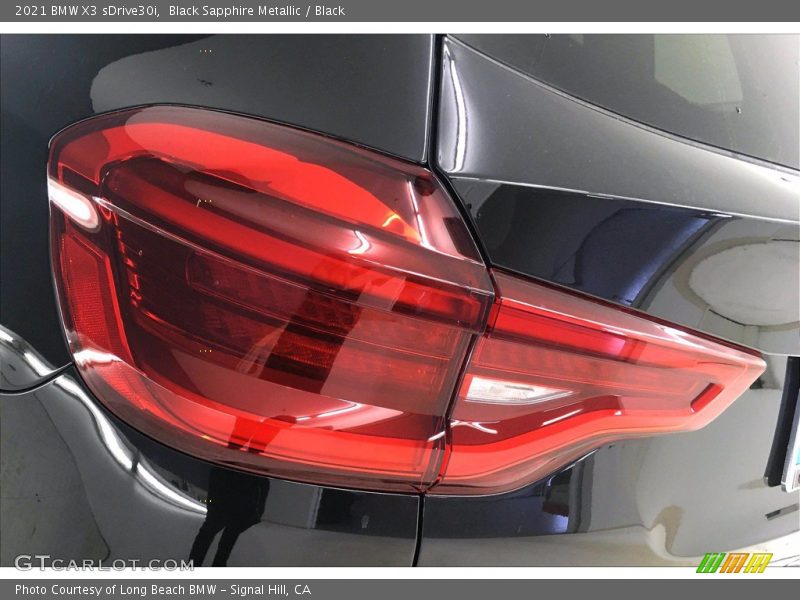 Black Sapphire Metallic / Black 2021 BMW X3 sDrive30i