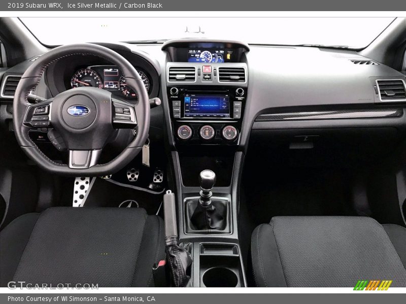 Dashboard of 2019 WRX 