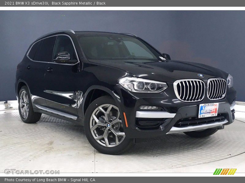 Front 3/4 View of 2021 X3 sDrive30i