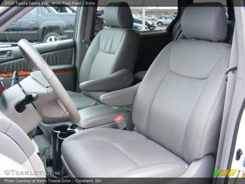 Arctic Frost Pearl / Stone 2008 Toyota Sienna XLE