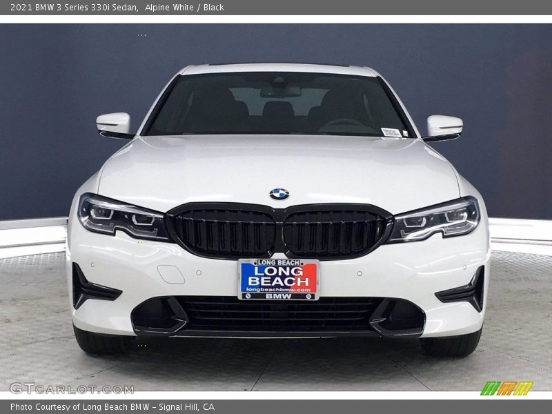 Alpine White / Black 2021 BMW 3 Series 330i Sedan