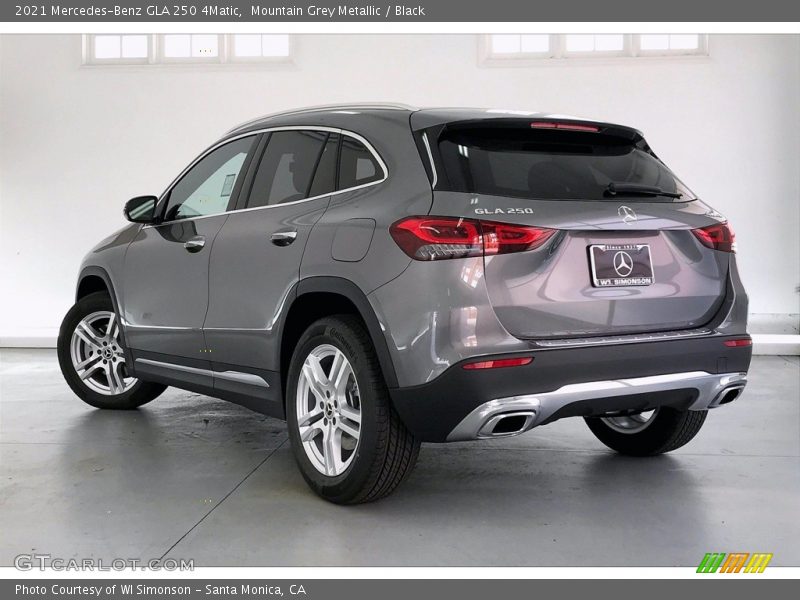 Mountain Grey Metallic / Black 2021 Mercedes-Benz GLA 250 4Matic