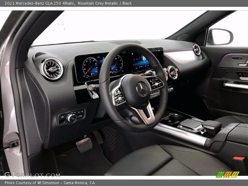 Mountain Grey Metallic / Black 2021 Mercedes-Benz GLA 250 4Matic