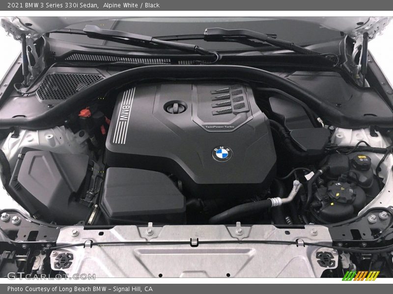 Alpine White / Black 2021 BMW 3 Series 330i Sedan