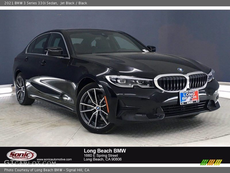 Jet Black / Black 2021 BMW 3 Series 330i Sedan