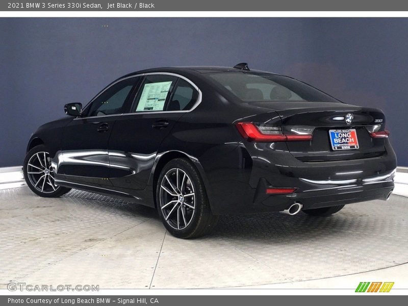 Jet Black / Black 2021 BMW 3 Series 330i Sedan