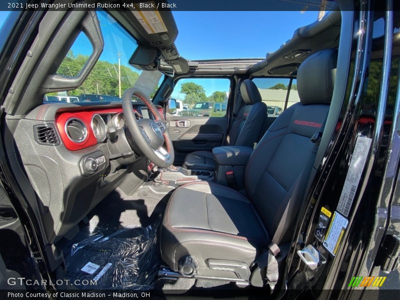 Black / Black 2021 Jeep Wrangler Unlimited Rubicon 4x4