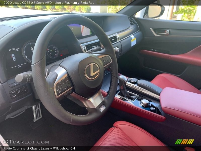 Liquid Platinum / Rioja Red 2020 Lexus GS 350 F Sport AWD