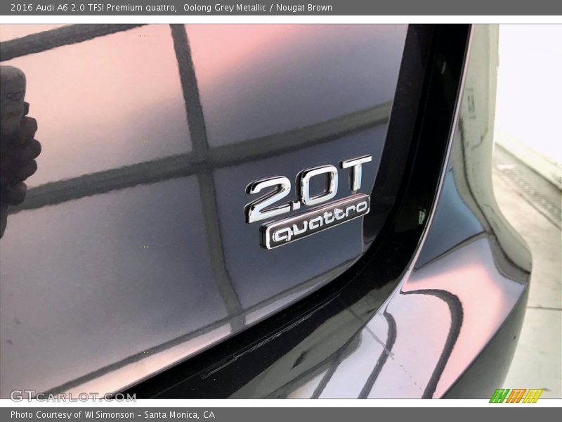 Oolong Grey Metallic / Nougat Brown 2016 Audi A6 2.0 TFSI Premium quattro