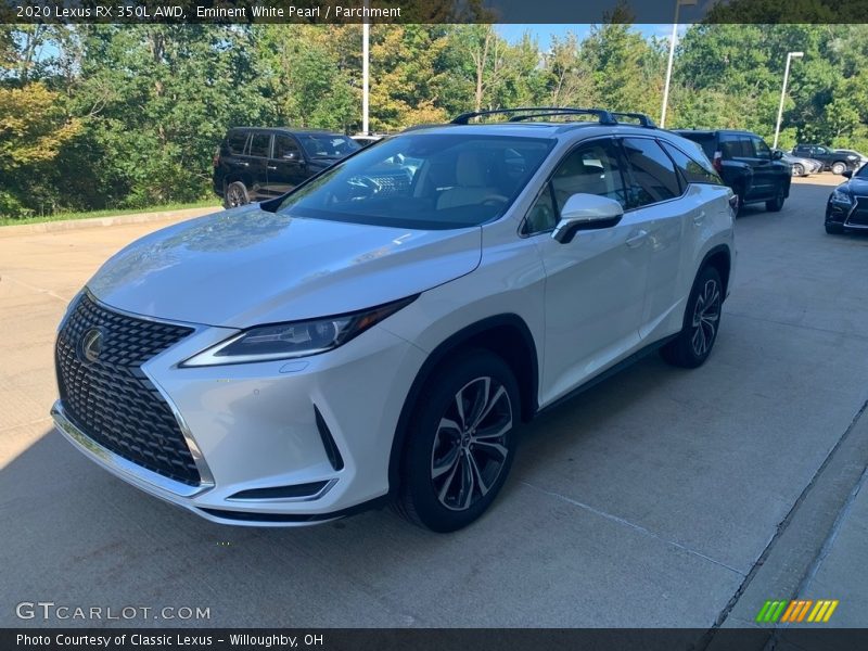 Eminent White Pearl / Parchment 2020 Lexus RX 350L AWD