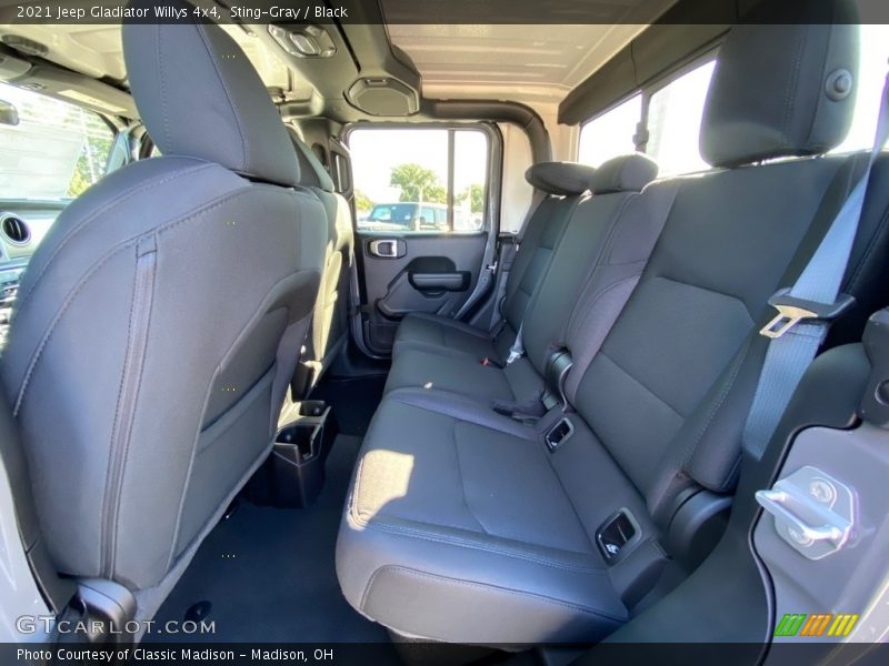 Rear Seat of 2021 Gladiator Willys 4x4