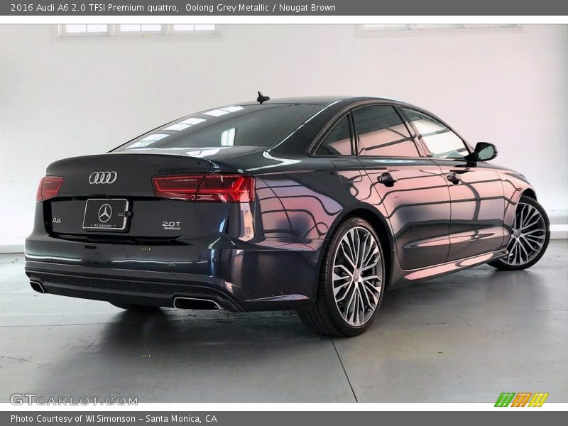 Oolong Grey Metallic / Nougat Brown 2016 Audi A6 2.0 TFSI Premium quattro