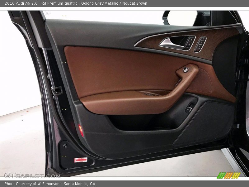 Oolong Grey Metallic / Nougat Brown 2016 Audi A6 2.0 TFSI Premium quattro