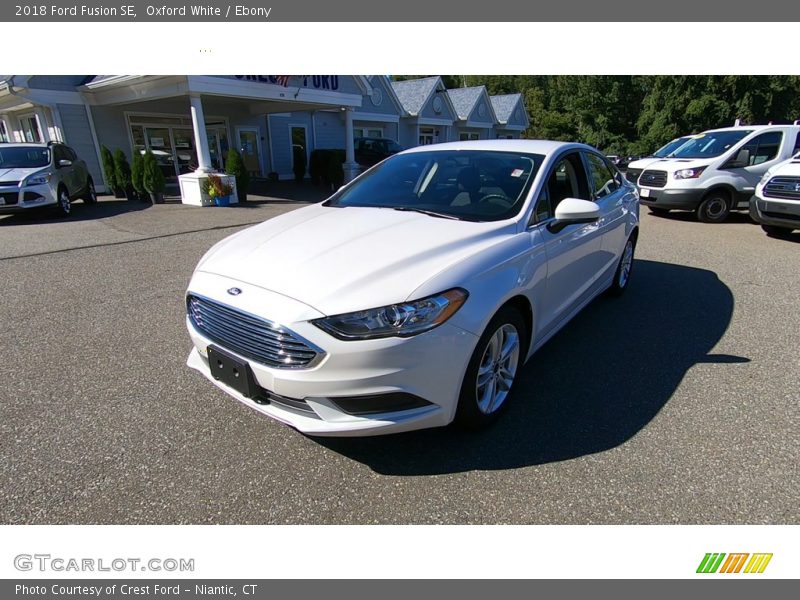 Oxford White / Ebony 2018 Ford Fusion SE