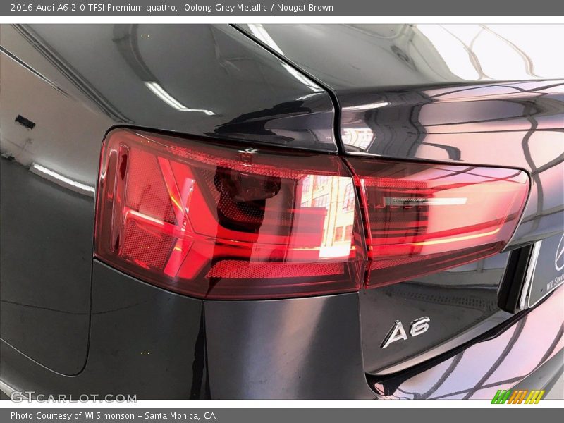 Oolong Grey Metallic / Nougat Brown 2016 Audi A6 2.0 TFSI Premium quattro