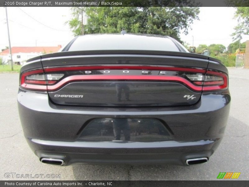 Maximum Steel Metallic / Black/Sepia 2016 Dodge Charger R/T