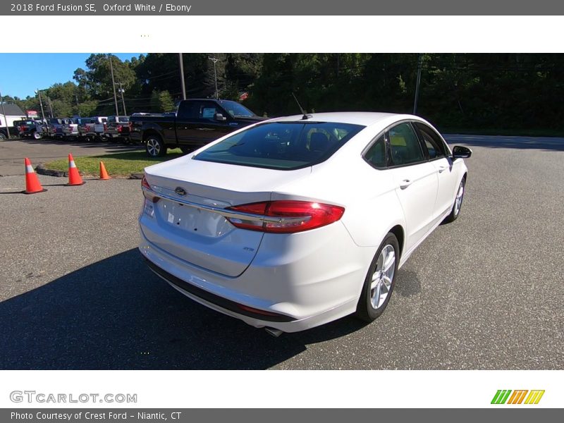 Oxford White / Ebony 2018 Ford Fusion SE