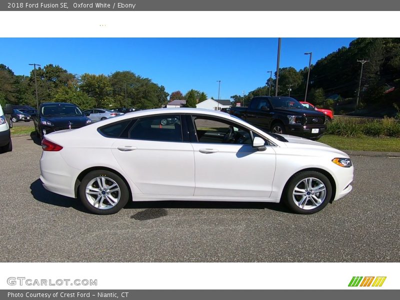 Oxford White / Ebony 2018 Ford Fusion SE
