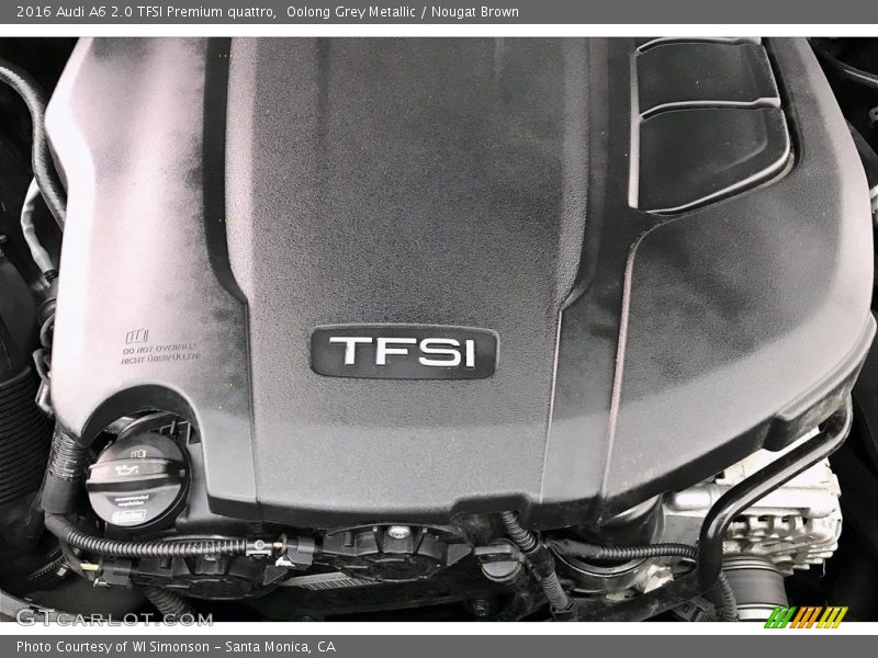 Oolong Grey Metallic / Nougat Brown 2016 Audi A6 2.0 TFSI Premium quattro