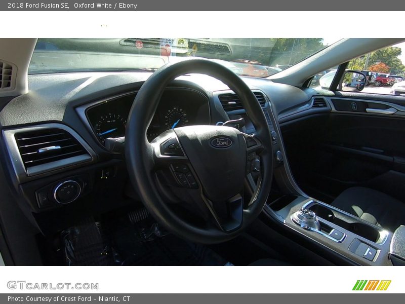 Oxford White / Ebony 2018 Ford Fusion SE