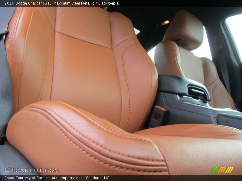 Maximum Steel Metallic / Black/Sepia 2016 Dodge Charger R/T
