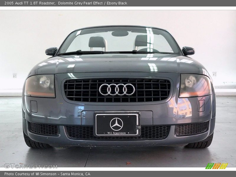 Dolomite Grey Pearl Effect / Ebony Black 2005 Audi TT 1.8T Roadster