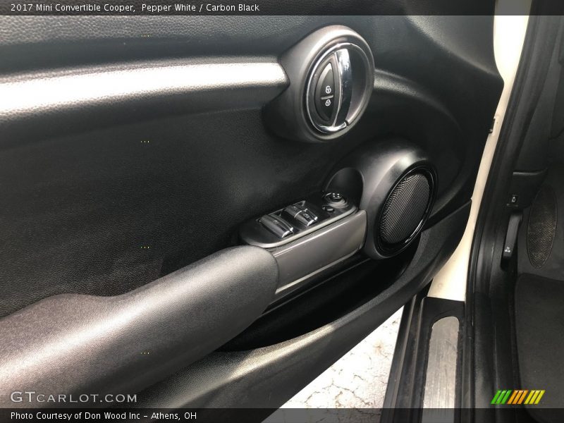 Pepper White / Carbon Black 2017 Mini Convertible Cooper