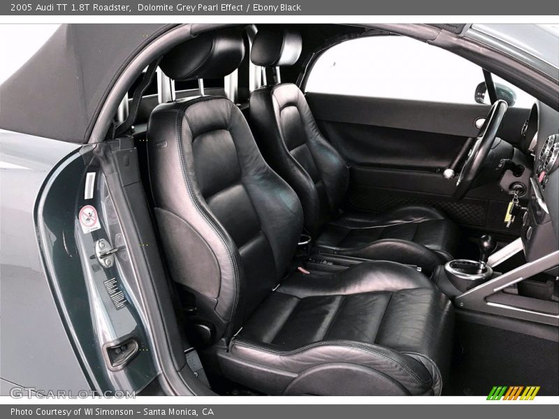 Dolomite Grey Pearl Effect / Ebony Black 2005 Audi TT 1.8T Roadster
