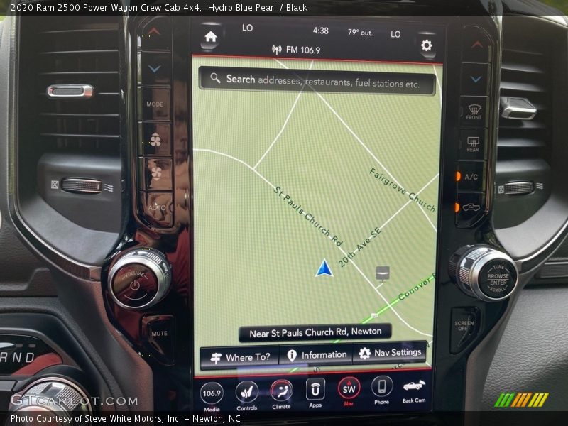 Navigation of 2020 2500 Power Wagon Crew Cab 4x4