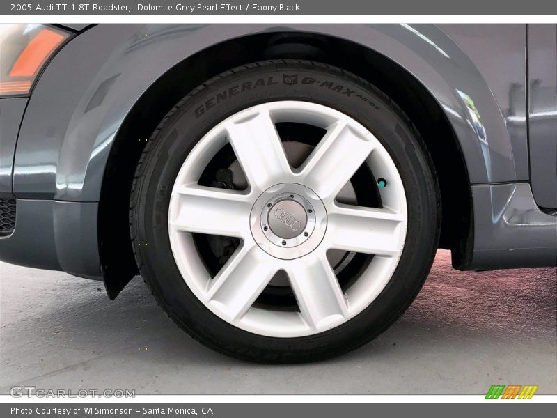 Dolomite Grey Pearl Effect / Ebony Black 2005 Audi TT 1.8T Roadster