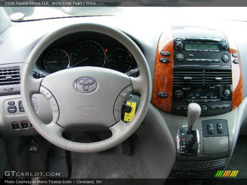 Arctic Frost Pearl / Stone 2008 Toyota Sienna XLE