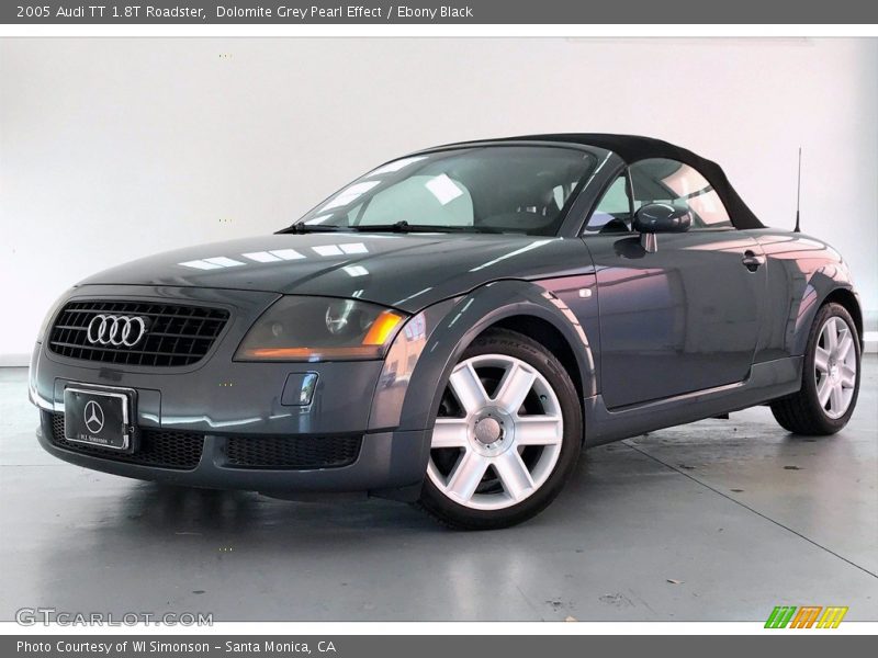Dolomite Grey Pearl Effect / Ebony Black 2005 Audi TT 1.8T Roadster