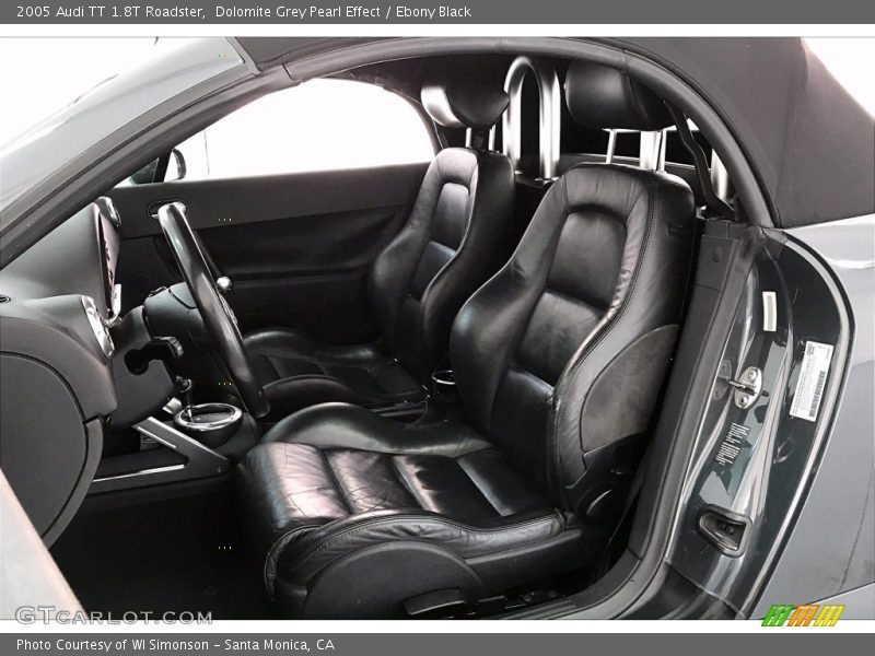 Dolomite Grey Pearl Effect / Ebony Black 2005 Audi TT 1.8T Roadster