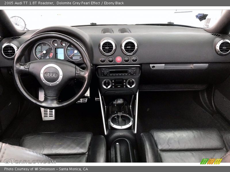 Dolomite Grey Pearl Effect / Ebony Black 2005 Audi TT 1.8T Roadster