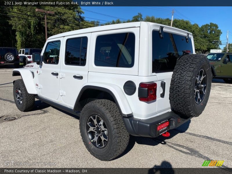 Bright White / Black 2021 Jeep Wrangler Unlimited Rubicon 4x4