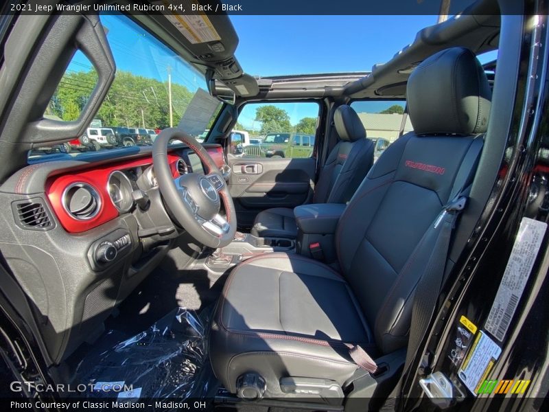 Black / Black 2021 Jeep Wrangler Unlimited Rubicon 4x4