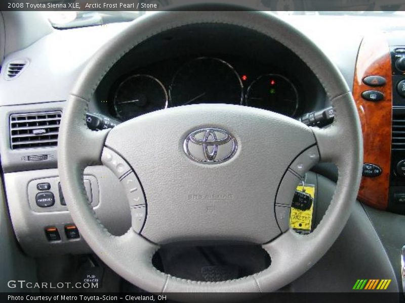 Arctic Frost Pearl / Stone 2008 Toyota Sienna XLE