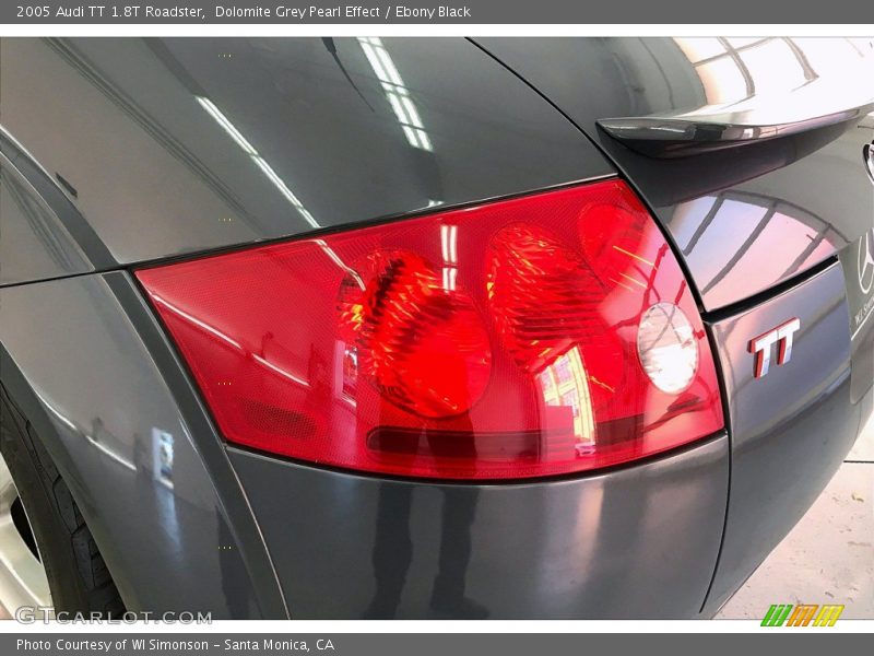 Dolomite Grey Pearl Effect / Ebony Black 2005 Audi TT 1.8T Roadster