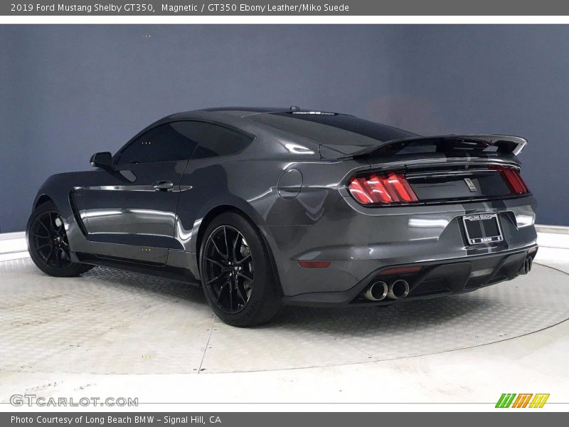 Magnetic / GT350 Ebony Leather/Miko Suede 2019 Ford Mustang Shelby GT350