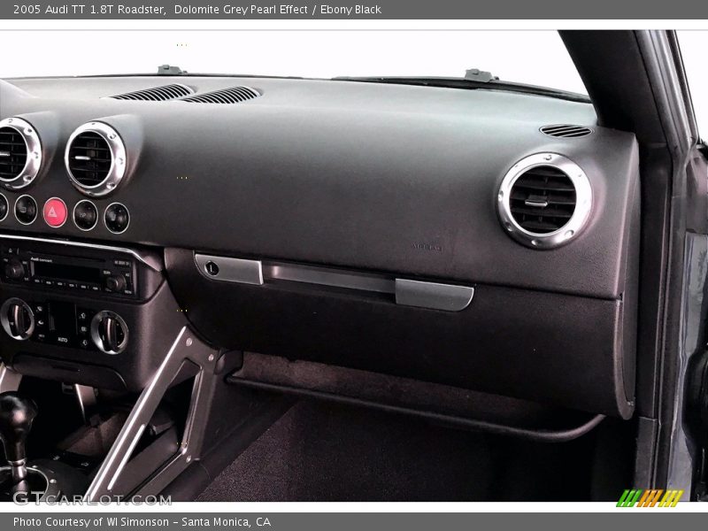 Dolomite Grey Pearl Effect / Ebony Black 2005 Audi TT 1.8T Roadster
