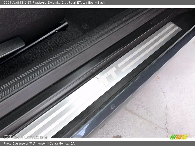 Dolomite Grey Pearl Effect / Ebony Black 2005 Audi TT 1.8T Roadster