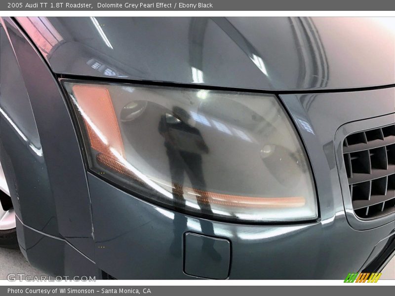 Dolomite Grey Pearl Effect / Ebony Black 2005 Audi TT 1.8T Roadster