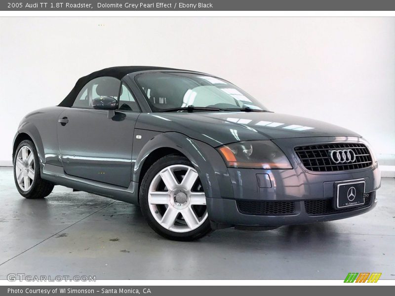Dolomite Grey Pearl Effect / Ebony Black 2005 Audi TT 1.8T Roadster