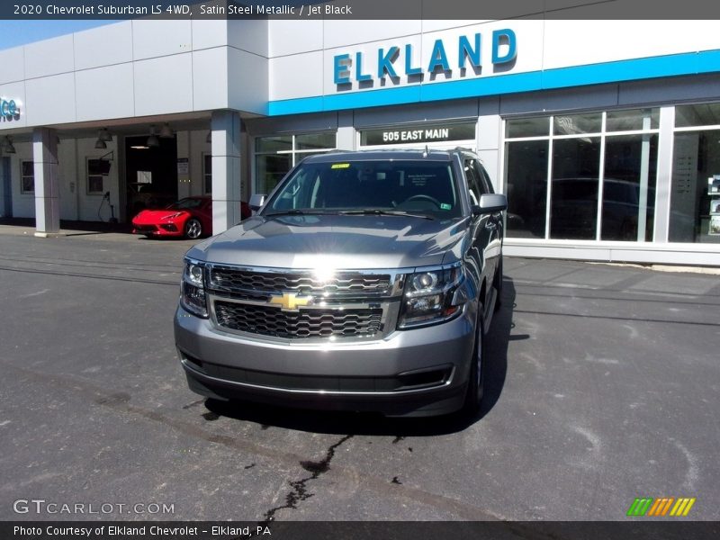 Satin Steel Metallic / Jet Black 2020 Chevrolet Suburban LS 4WD