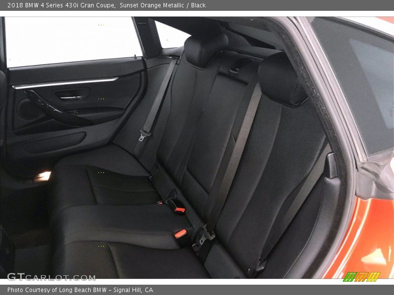 Sunset Orange Metallic / Black 2018 BMW 4 Series 430i Gran Coupe